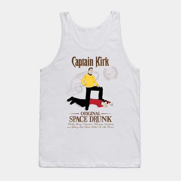 Original Space Drunk Tank Top by d4n13ldesigns